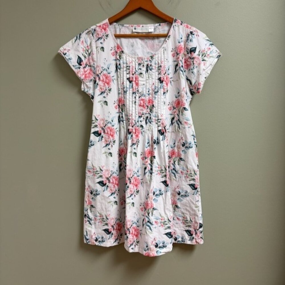 Ella Simone Womens Nightgown Dress Size M Cottagecore Fairy Cotton Floral‎ Boho